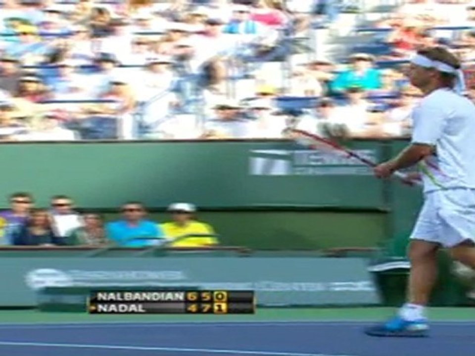 Nadal supera a un difícil Nalbandian y se cita con Federer en las semifinales de Indian Wells