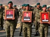 Marking the death of 12 Turkish soldiers in Afghanistan