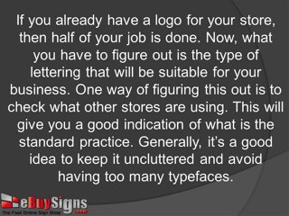 Using Vinyl Lettering For Your Storefront