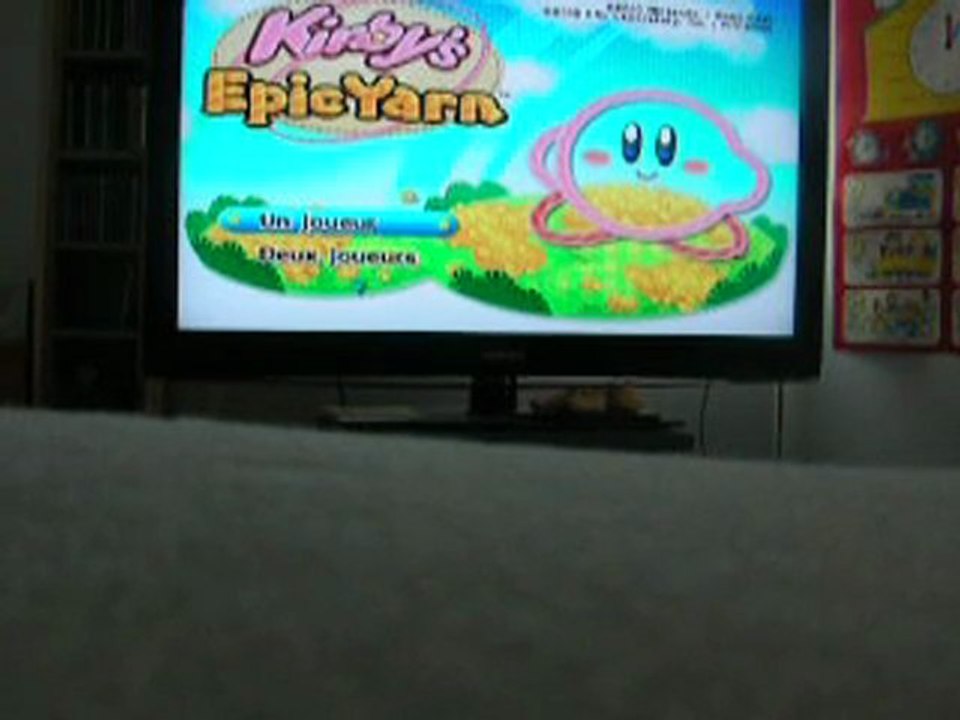 Kirby Epic Yarn (1) Le début de l'histoire