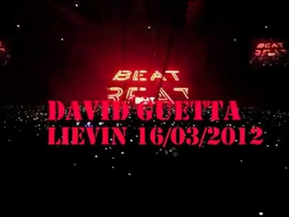 David Guetta "Tournée Nothing but the beat" @ Liévin 2012