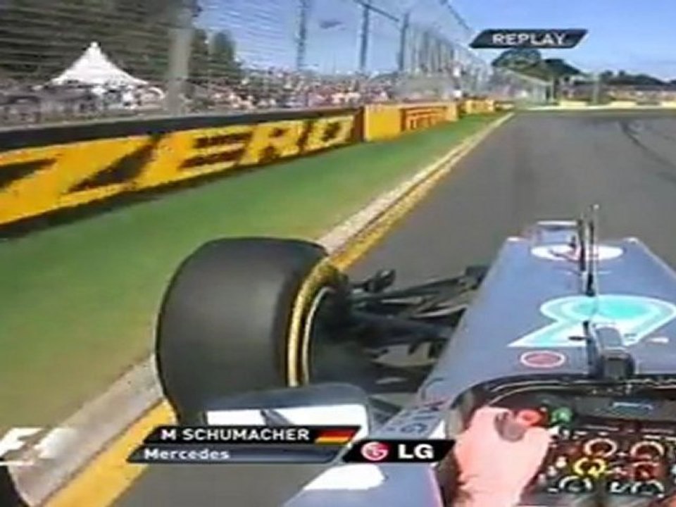 F1 2012 Formula1 Melbourne FP3 Michael Schumacher Sortie