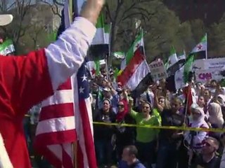 Révolte syrienne: des milliers de manifestants à Washington