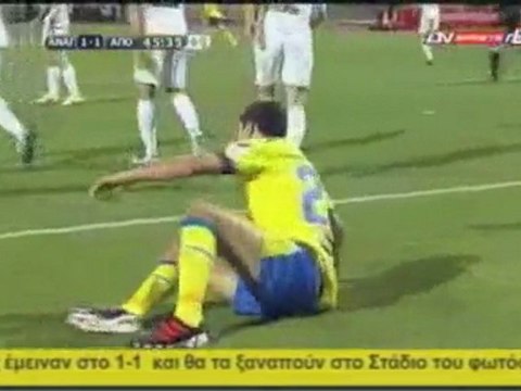 Αναγέννηση-ΑΠΟΕΛ 1-2 Γκολ και φάσεις (25η αγων.)