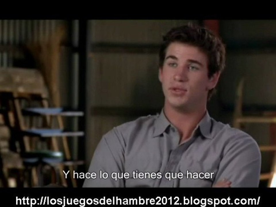 The Hunger Games cast interview Liam Hemsworth subtitulos españo