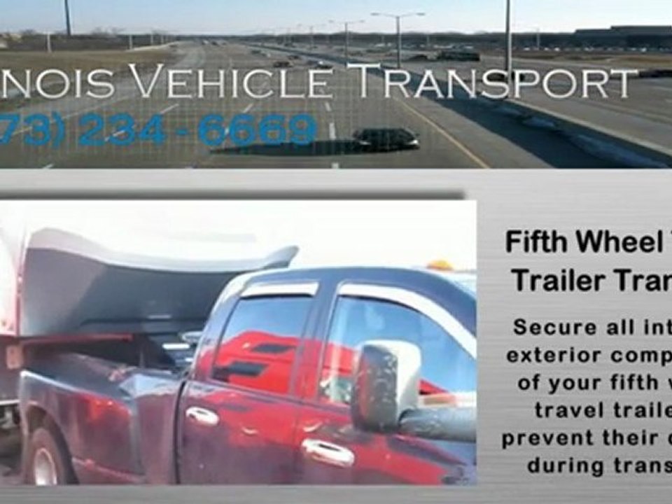 Fifth Wheel Travel Trailer Transport CanAm Transportation Inc., 4740 N Cumberland Ave., Chicago IL, 60656, (773) 234-6669