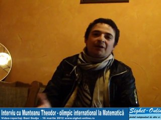 Interviu cu Theo Munteanu