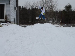snowboard backyard october  2011 january 2012