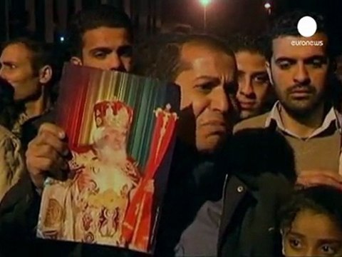 Les coptes pleurent Chenouda III