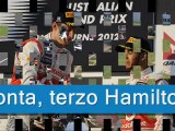 Formula One 2012 GP Australia winner Button Mclaren Vettel Hamilton Alonso Massa