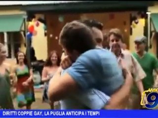 Diritti coppie gay, la Puglia anticipa i tempi