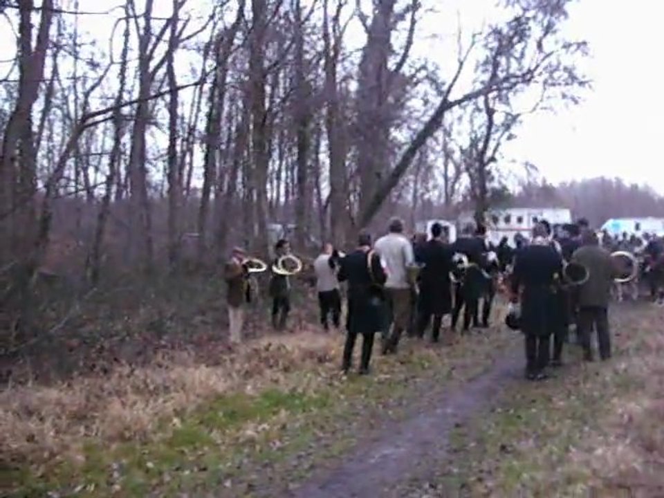 Chasse à courre : Halatte la "Curée"