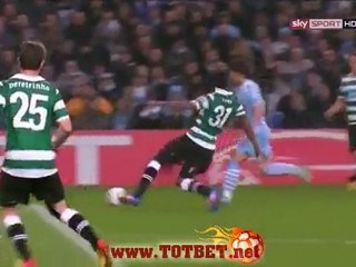 Манчестер Сити - Спортинг Л (3-2) 15.03.2012