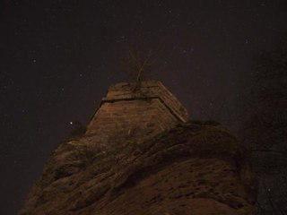 Time Lapse HD Une Nuit au Chateau Du Haut Barr 16-17 Mars 2012