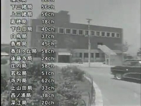 TNCテレビ西日本・アナログ放送停波前クロージング