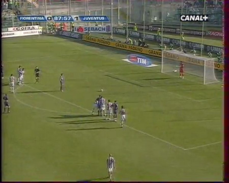 Fiorentina 1-1 Juventus Turin Série A saison 2007-2008