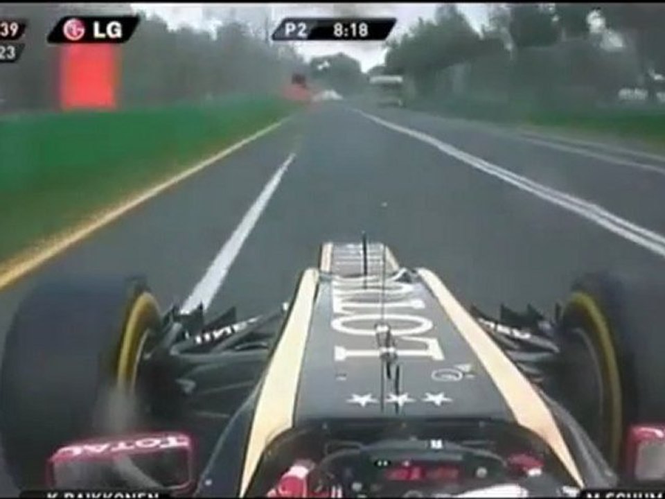 Australia 2012 Kimi Räikkönen FP2 onboard