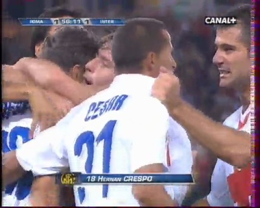 AS Roma 1-4 Inter Série A saison 2007-2008