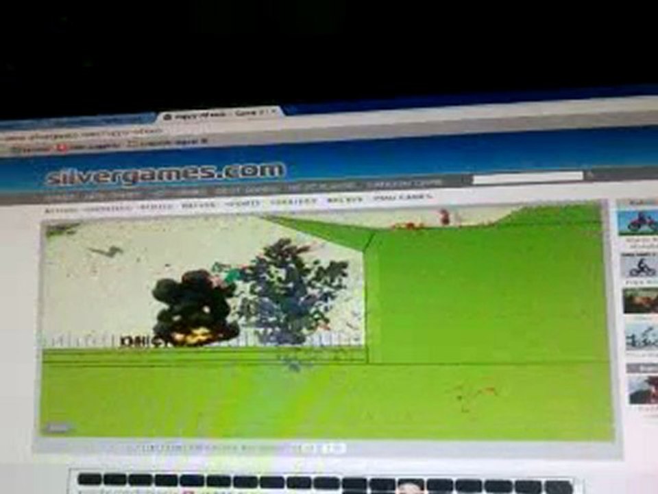 Première vidéo sur Dailymotion ! Jouons a HAPPY WHEELS !