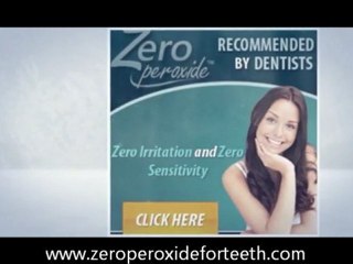Zero Peroxide Review - Home Teeth Whitening Kits