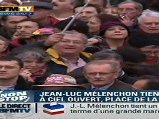 J.L Mélonchon: Paris, Place de la  Bastille  Le 18 Mars 2012