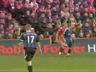 Liverpool . Stoke City : Suarez Sub