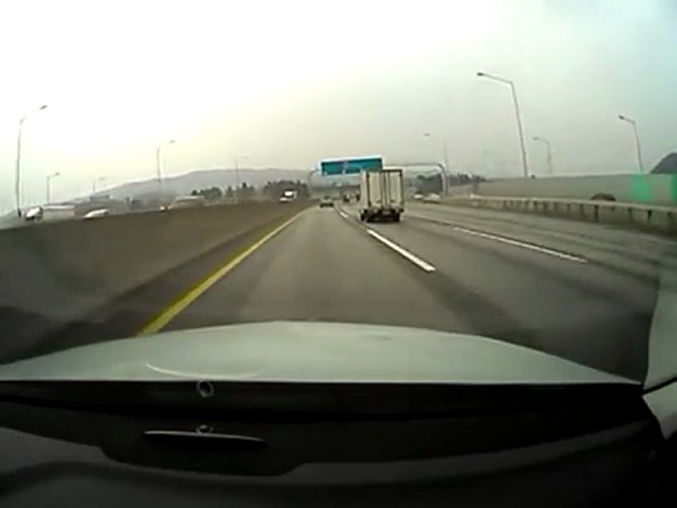 Car crosses lane  into bad truck accident