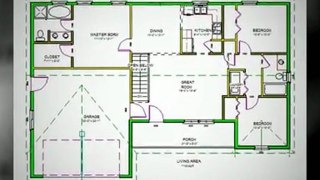 DWG House Plans #h65 1140 Sq Ft 3bdrm 2 bath