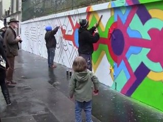 SEIZE HAPPYWALLMAKER mur du square Karcher mars 2012