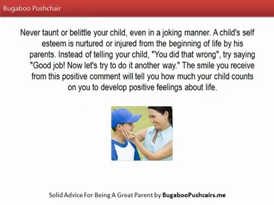 Solid Advice For Being A Great Parent