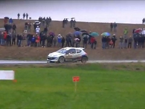 2eme etape rallye du touquet 2012 crash sortie
