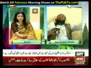 Ba'Khabar Savera With Maya Khan - 19th March 2012 - Part 1/2