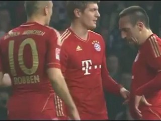 Ribéry et Kroos jouent à pierre feuille ciseaux pour désigner le tireur