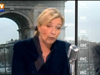 Marine Le Pen sur BFMTV : "la culture de gauche a contaminé la droite"