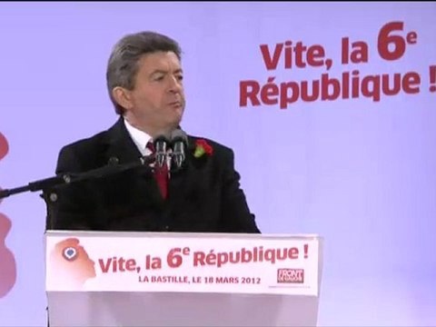 A la Bastille, Mélenchon promet une insurrection civique