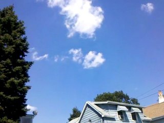 UFO Sighting over Passiac invisible to video 07172011