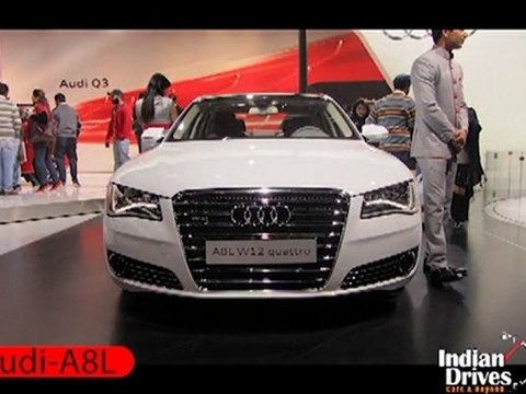 Audi A8L W12 Quattro Displyed at Auto Expo