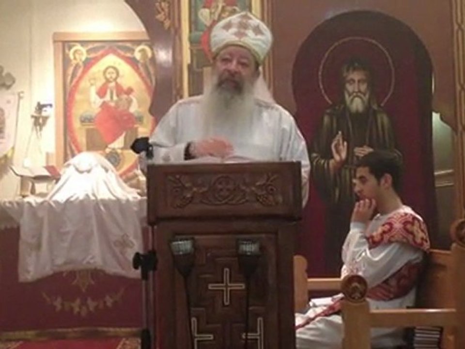 Sermon d'Abouna Moussa Wahib sur le décès du Pape Shenouda III