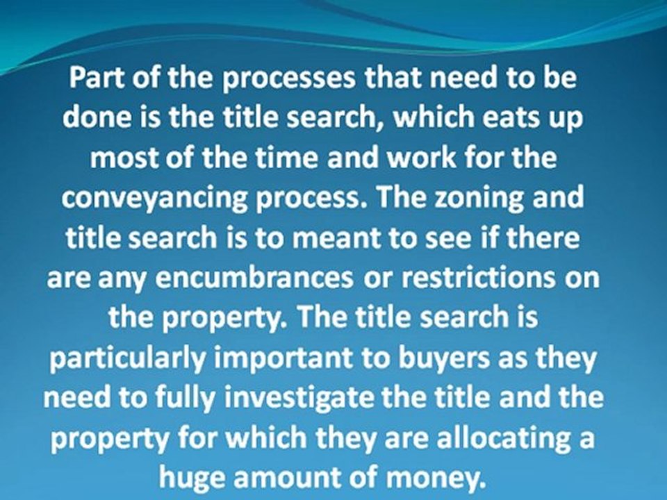 What You Need to Know About Conveyancing