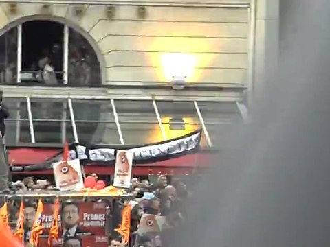 18 mars 2012 - Prise de la Bastille avec Jean-Luc Mélenchon, le Front de Gauche et le Peuple.