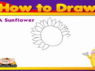 Learn to Draw Flower - Draw a Sunflower