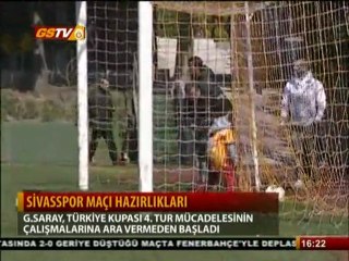 Sivas Maçı Hazırlıkları.