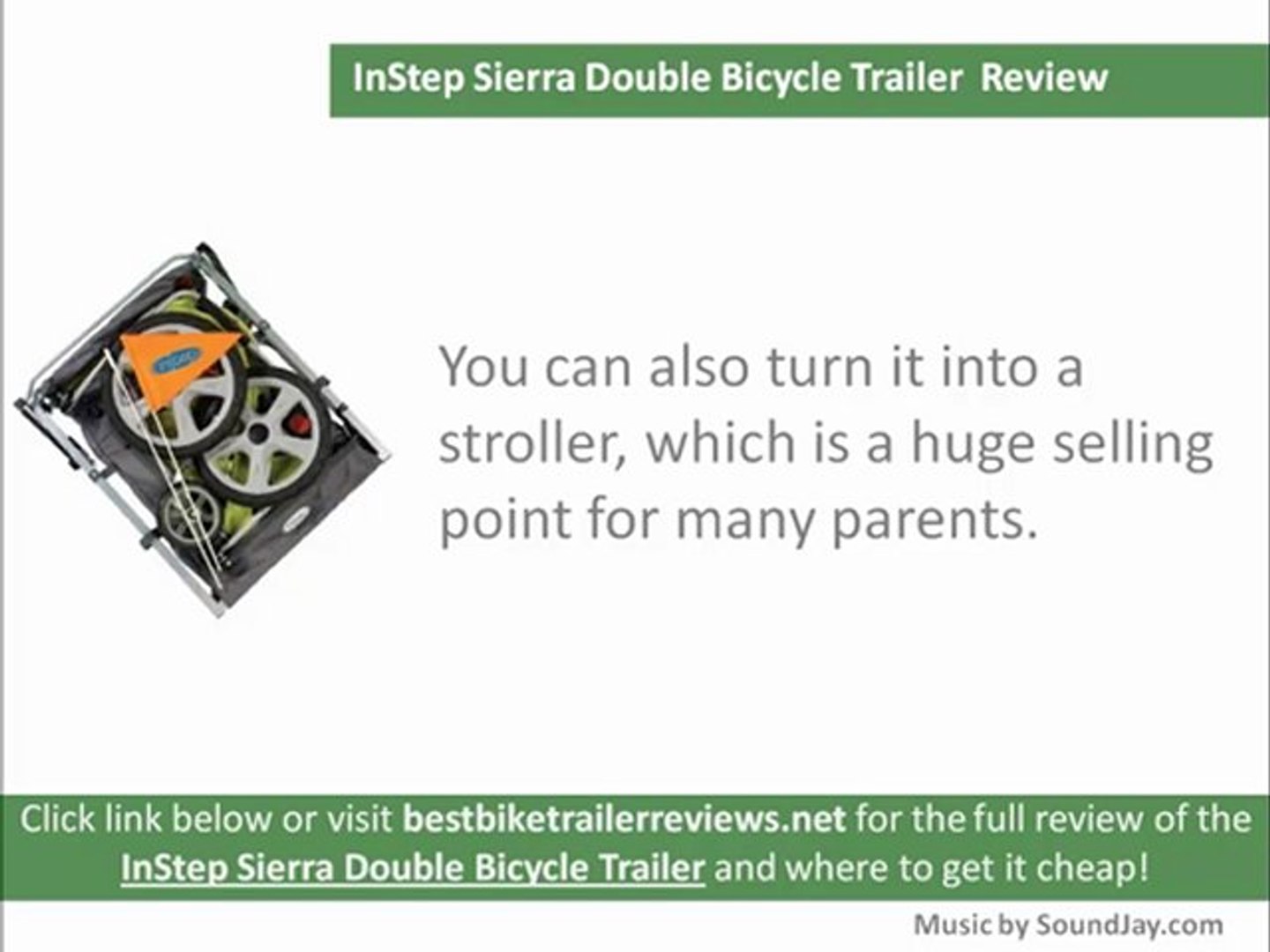 instep sierra double bike trailer and stroller