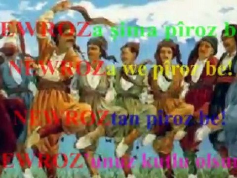 Newroz e, Gulek bide min yar, Cejna te pîroz e. Spas ji bo malpera kovarabir.comê!
