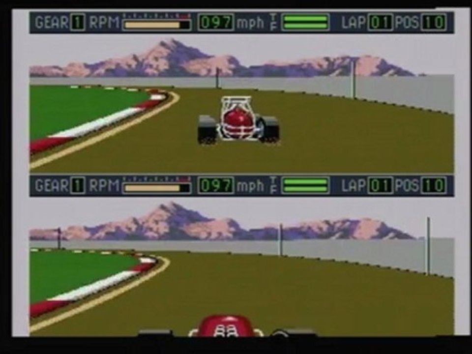 CGRundertow MARIO ANDRETTI RACING for Sega Genesis Video Game Review