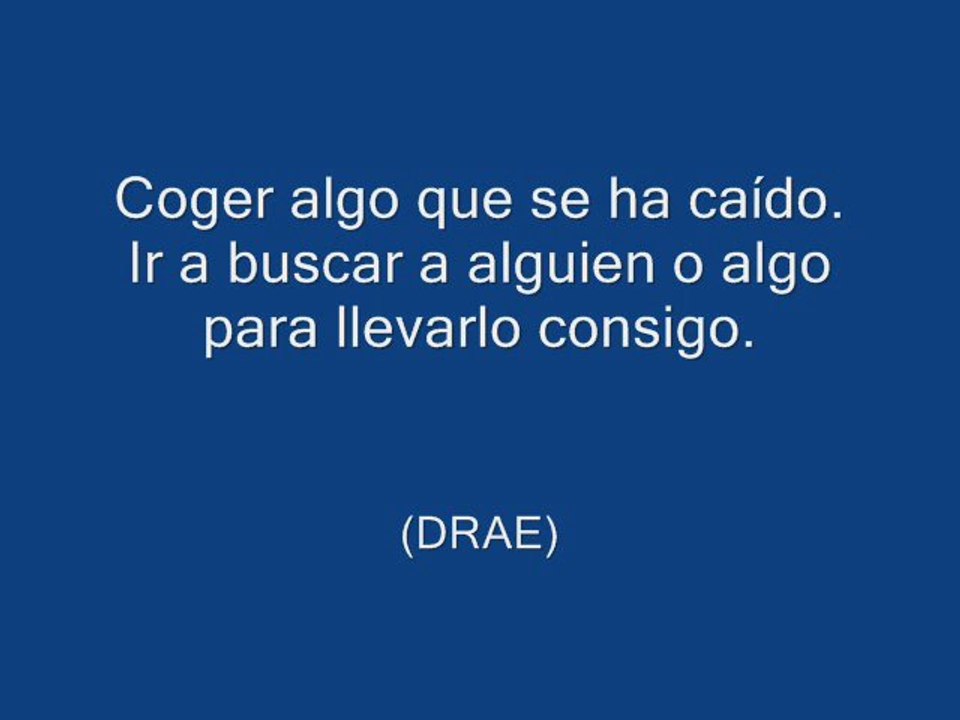 Spanish Verb RECOGER - EZSpanish101