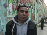 Egypte: des oeuvres d'art pour faire tomber les murs