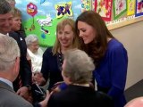 Kate battles nerves to give first public speech