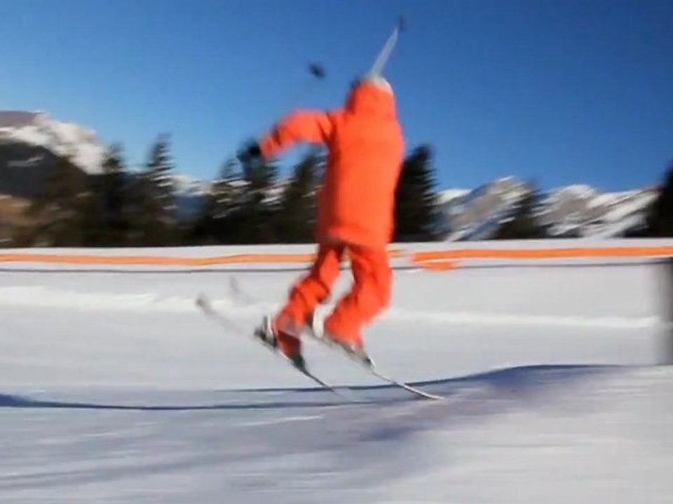 Fille de 9 ans pro en ski
