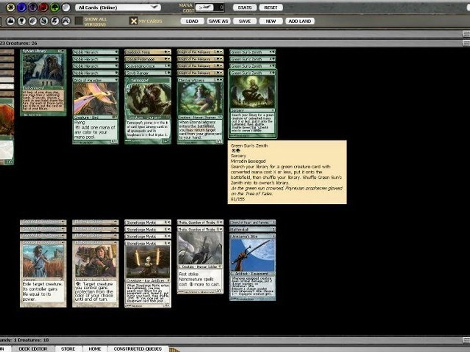 MTG - LEGACY -  Maverick GW DeckTech